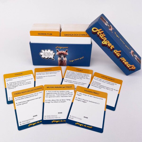 Sällskapsspel roligt frågesport spel